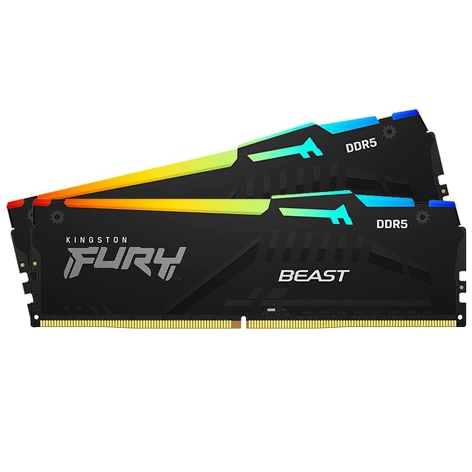 Kingston Rippe 64GB KINGSTON FURY BEAST DDR5 5600MT/s CL40 KF556C40BBAK2-64