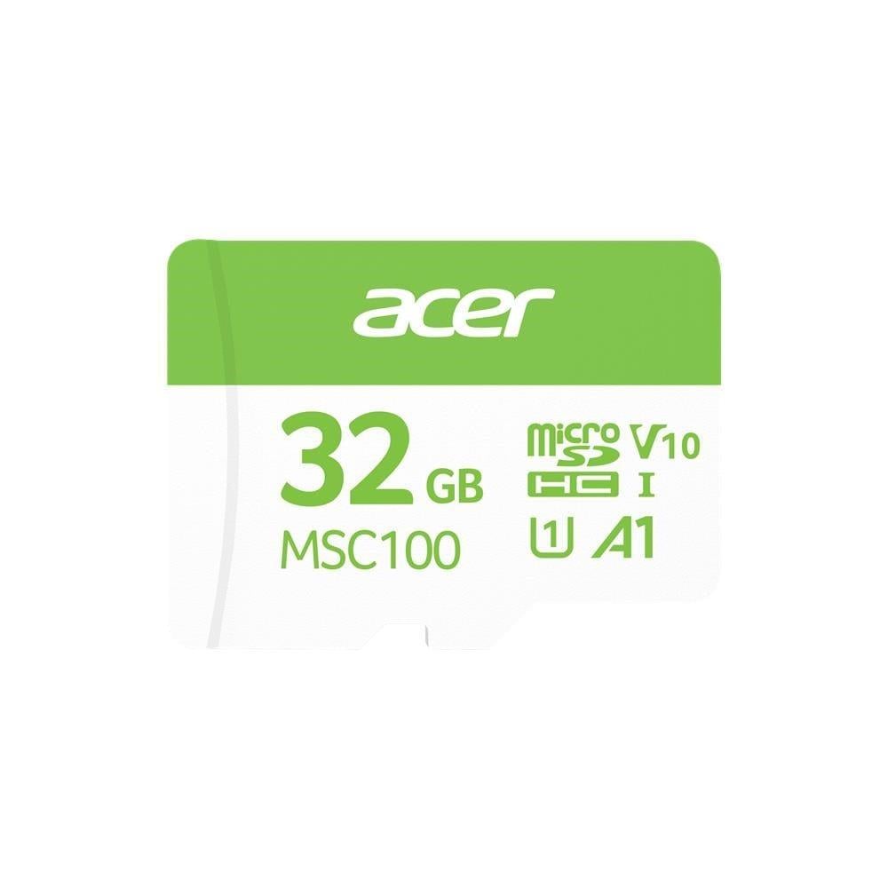 Acer MSC100 32GB microSD U1 V10 A1 Aksiyon Kamera & Güvenlik Kamerası Uyumlu
