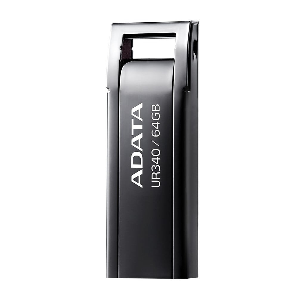 ADATA 64GB Royal UR340 AROY-UR340-64GBK USB 3.2 Gen 1 Siyah Metal USB Bellek
