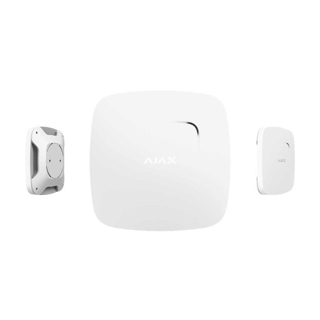AJAX  Fire Protect Plus, Kablosuz, Isı ve Duman Dedektörü, BEYAZ
