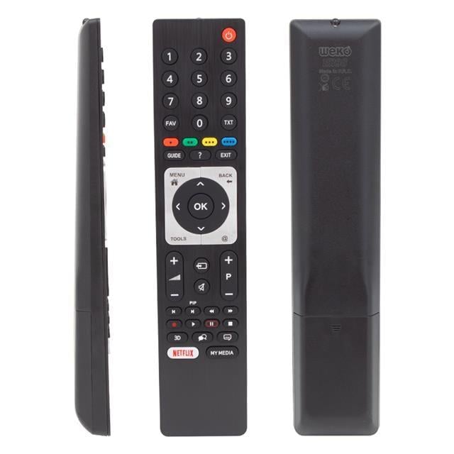 Arçelik  A48-LW-8467 - RC 3304805/01B / Beko B43L 6652 5B - RM-L271B Netflix-PIP Tuşlu Lcd Led Tv Kumandası