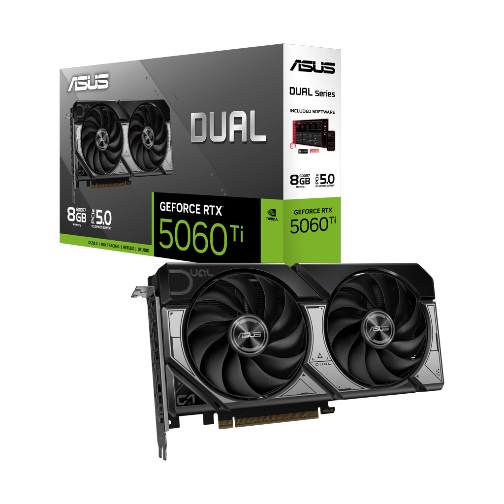 ASUS DUAL-RTX5060TI-8G, 8Gb, 128Bit, GDDR7, 1xHDMI, 3xDP GAMING Ekran Kartı