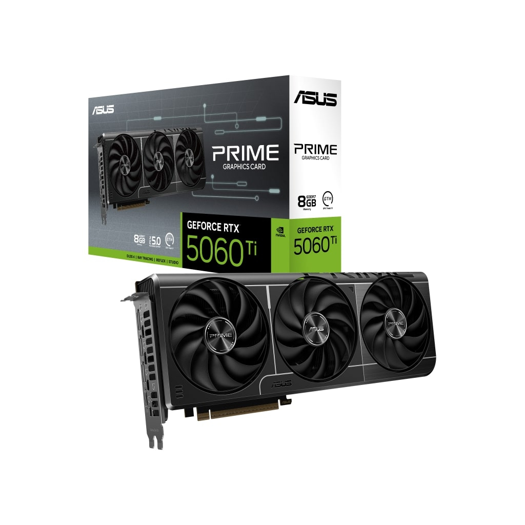 ASUS PRIME-RTX5060TI-O8G, 8Gb, 128Bit, GDDR7, 1xHDMI, 3xDP GAMING Ekran Kartı