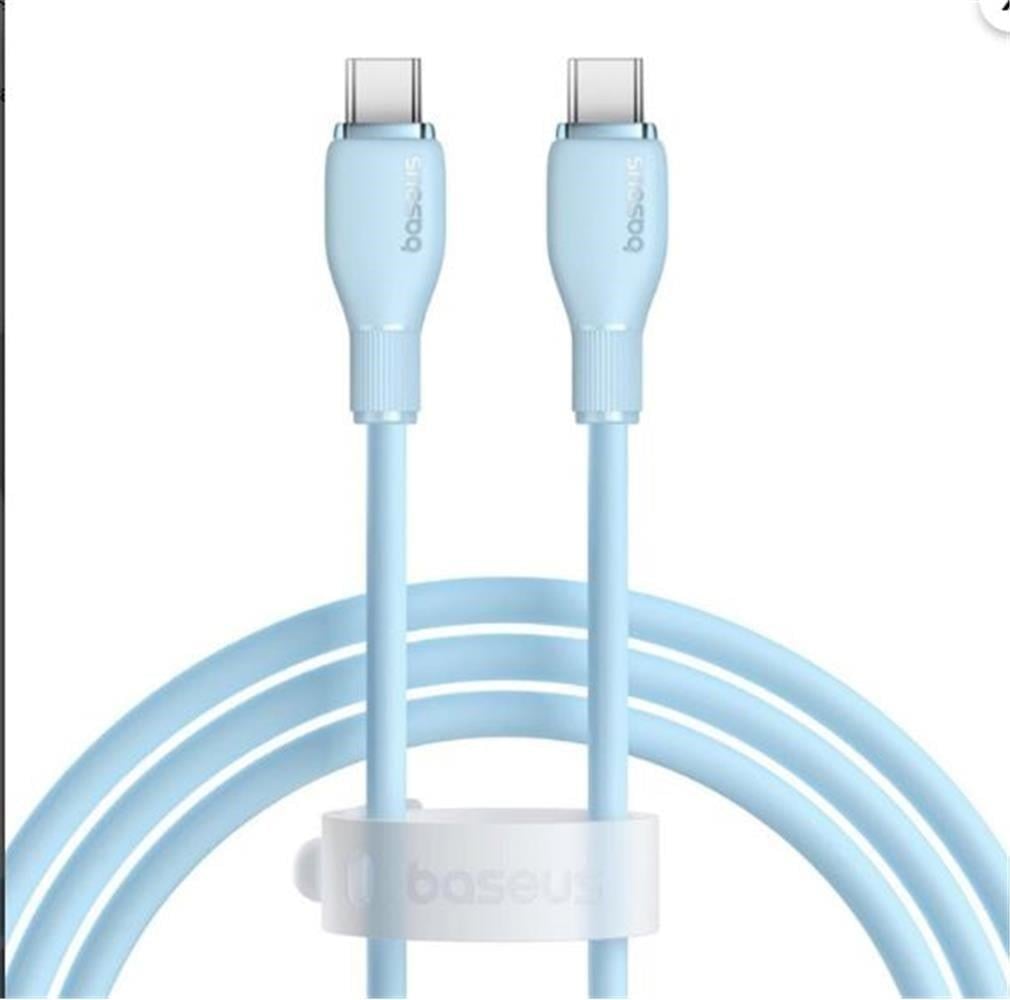 Baseus Pudding USB-A Light 2.4A Kablo 1.2m Mavi (P10355700311-00)
