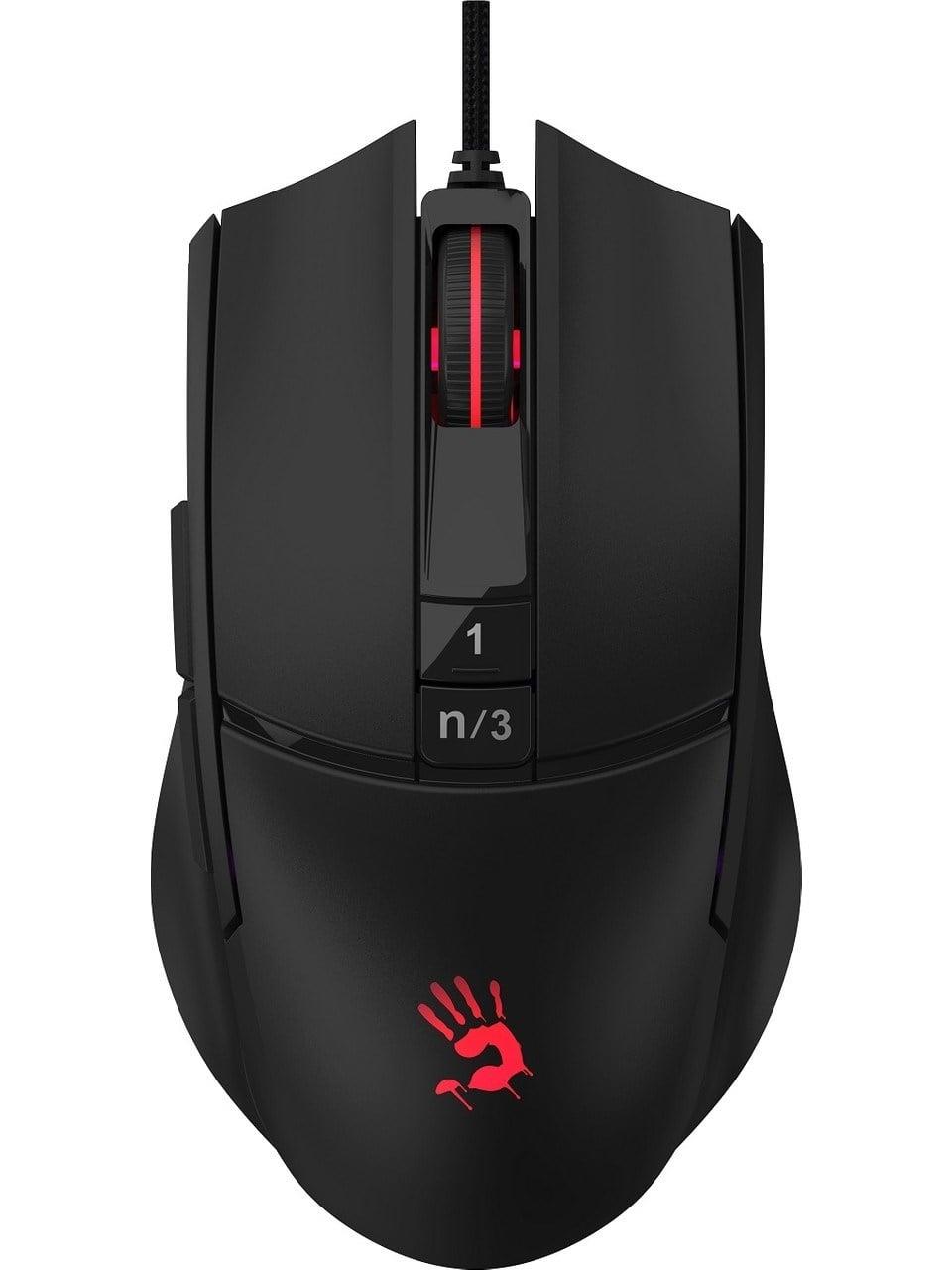 BLOODY L65 MAX USB RGB Led Aydınlatmalı 12000dpi Gaming Optic Siyah Mouse
