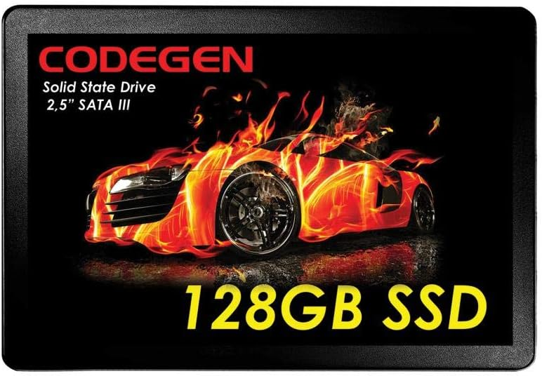 CODEGEN 128GB CDG-128GB-SSD25 560- 500MB/s SSD SATA-3 Disk