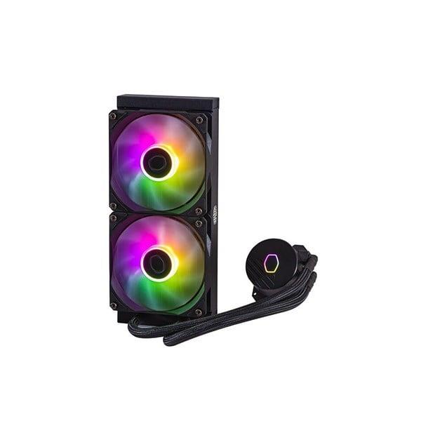 COOLERMASTER 240mm CORE 240L SPECTRUM MLW-D24M-A18PS-R1 ARGB Sıvı Soğutmalı AM5-1851p İşlemci Fanı