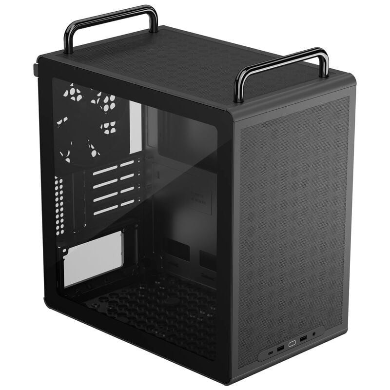 COOLERMASTER MASTERBOX QUBE 340 TG Gaming Mini Tower PC Kasası