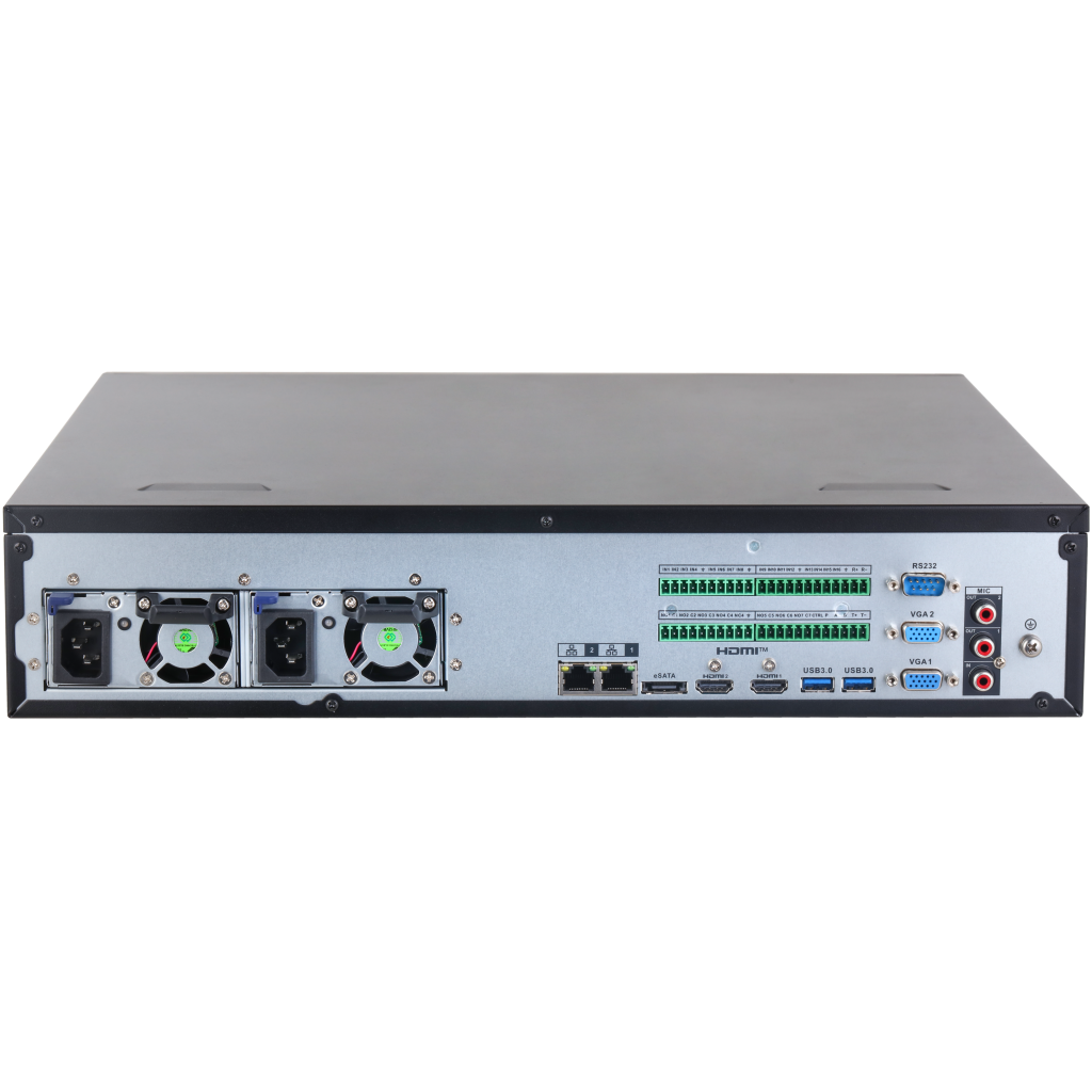 DAHUA  NVR5864RH-XI, 64Kanal, 32Mpix, H265+, 8 HDD Desteği, 1080P Kayıt, 512Mbps Bant Genişliği, 2 Port GigaBit Lan, RAID 0/15/6/10, Çift Power Supply, NVR