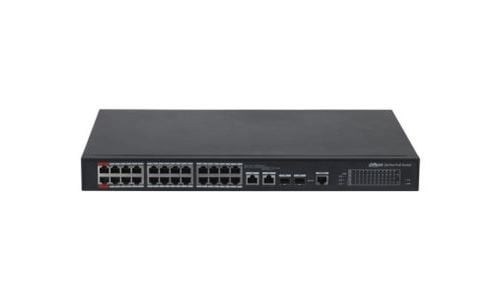 DAHUA 24port PoE 360w Yönetilebilir Switch DH-PFS4226-24ET-360
