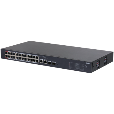 DAHUA 24port PoE 375w 2-SFP Gigabit Combo Cloud Yönetilebilir Switch CS4226-24ET-375