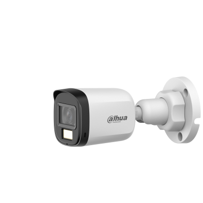 DAHUA 2MP Bullet 3.6mm Analog Kamera Akıllı Işıklı Sesli HAC-B1A21P-U-IL-A
