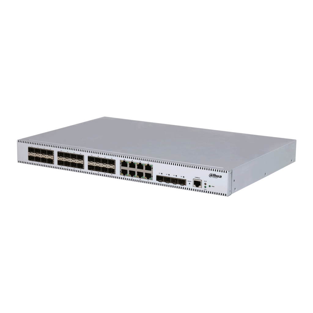 DAHUA S5436-24GF8GT4X, 36 Port, 24 Port  GigaBit  SFP, 8 Port Gigabit Lan, 4 Port 10 Gigabit SFP, Yönetilebilir, Switch