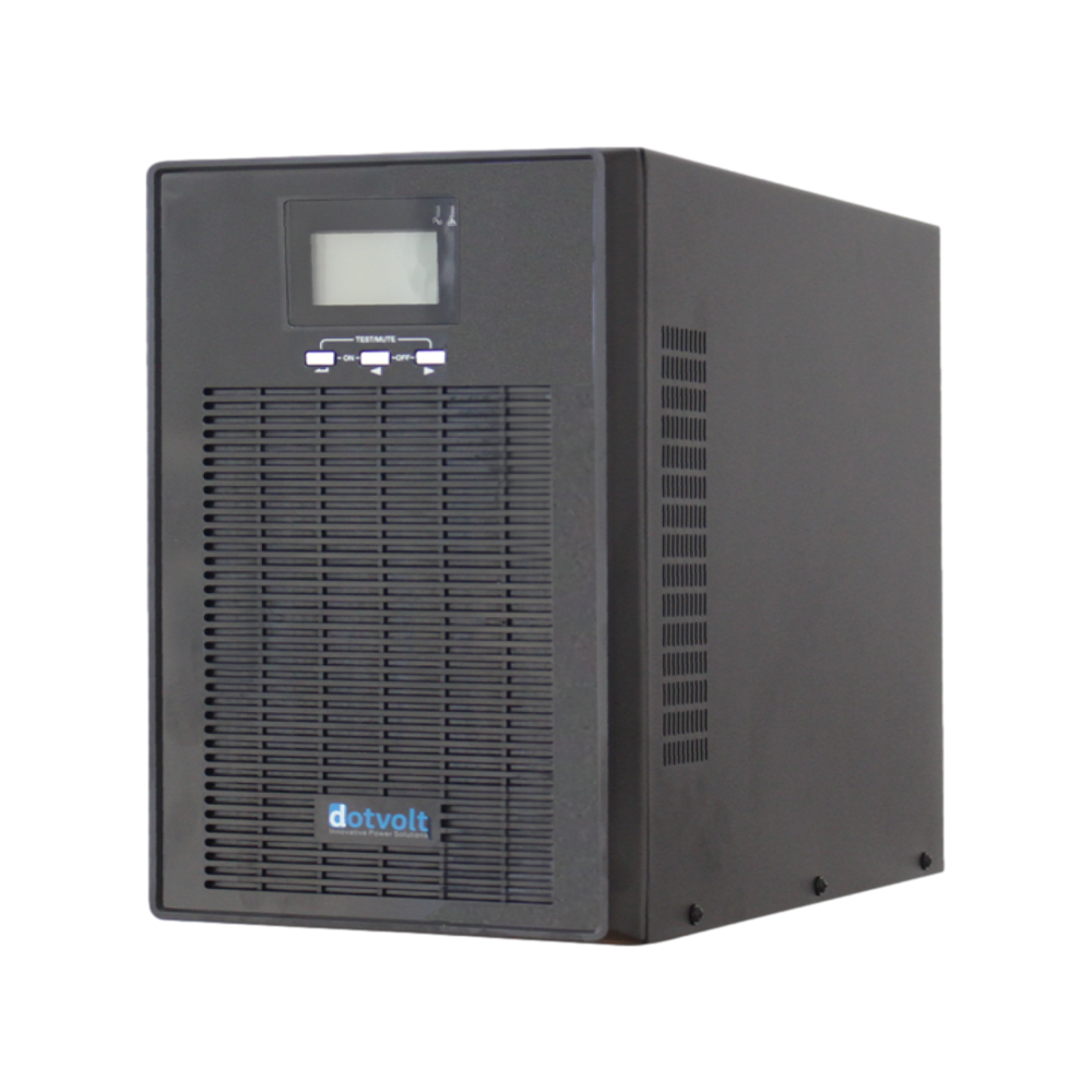 DOTVOLT 2KVA MN2KVA PLUS ONLINE 1/1F LCD EKRAN TOWER UPS 4x 12V 9 Ampe