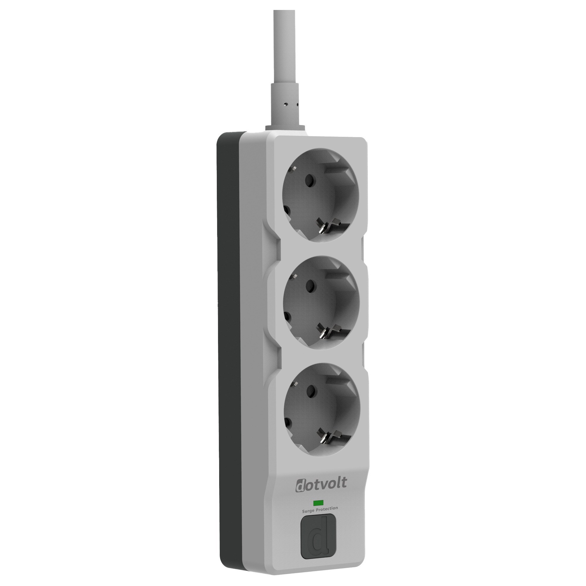 DOTVOLT SURGE HUNTER 1050 JOULES 3'LÜ 1,5M AKIM KORUMALI PRİZ