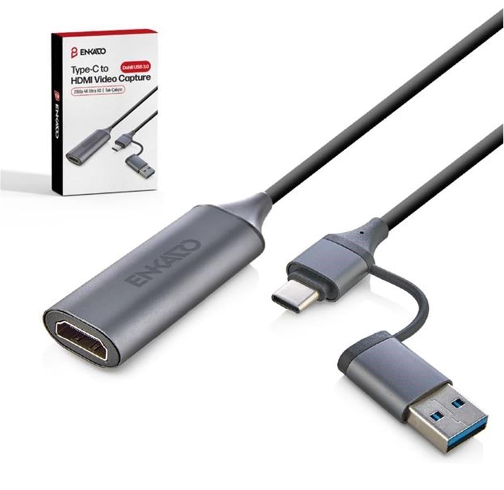 ENKADO EKD-TP46 TYPE-C+USB 3,0 TO HDMI VİDEO CAPTURE