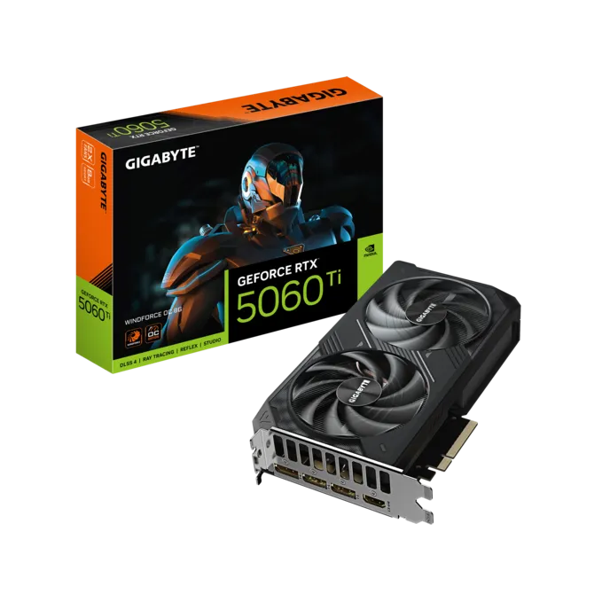 GIGABYTE 8GB RTX5060TI WINDFORCE OC GV-N506TWF2 OC-8GD GDDR7 128bit PCIE 5.0