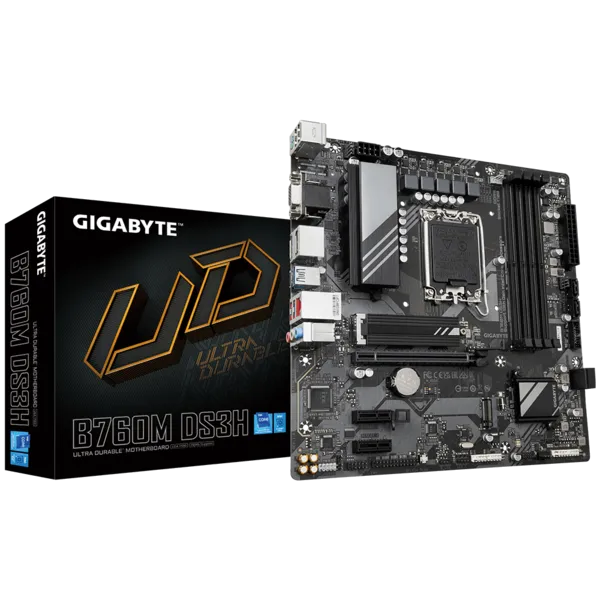 GIGABYTE B760M DS3H DDR5 HDMI DP PCIE 4.0 1700p mATX