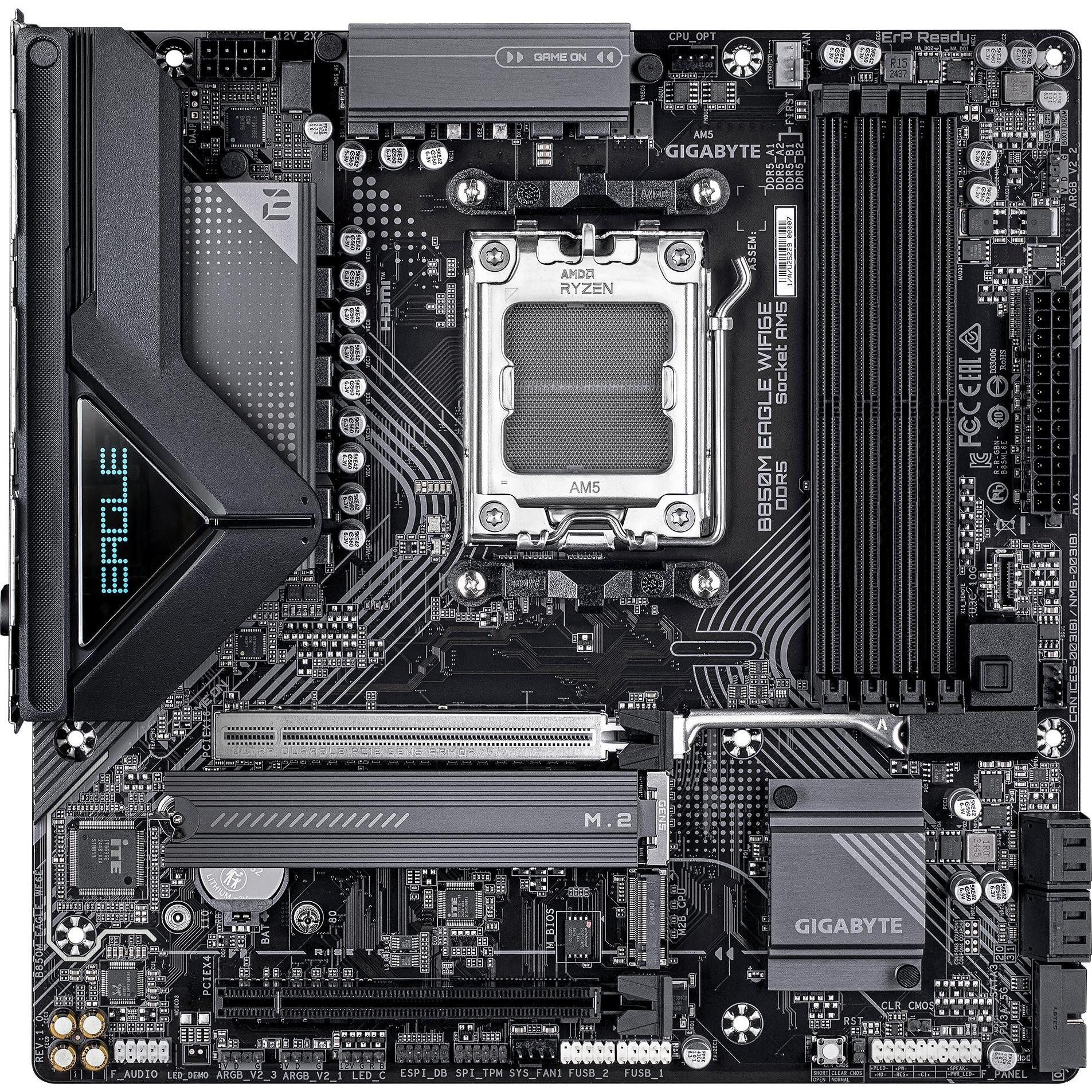 GIGABYTE B850M EAGLE WIFI6E DDR5 HDMI-DP TYPEC PCIE 5.0 AM5 mATX