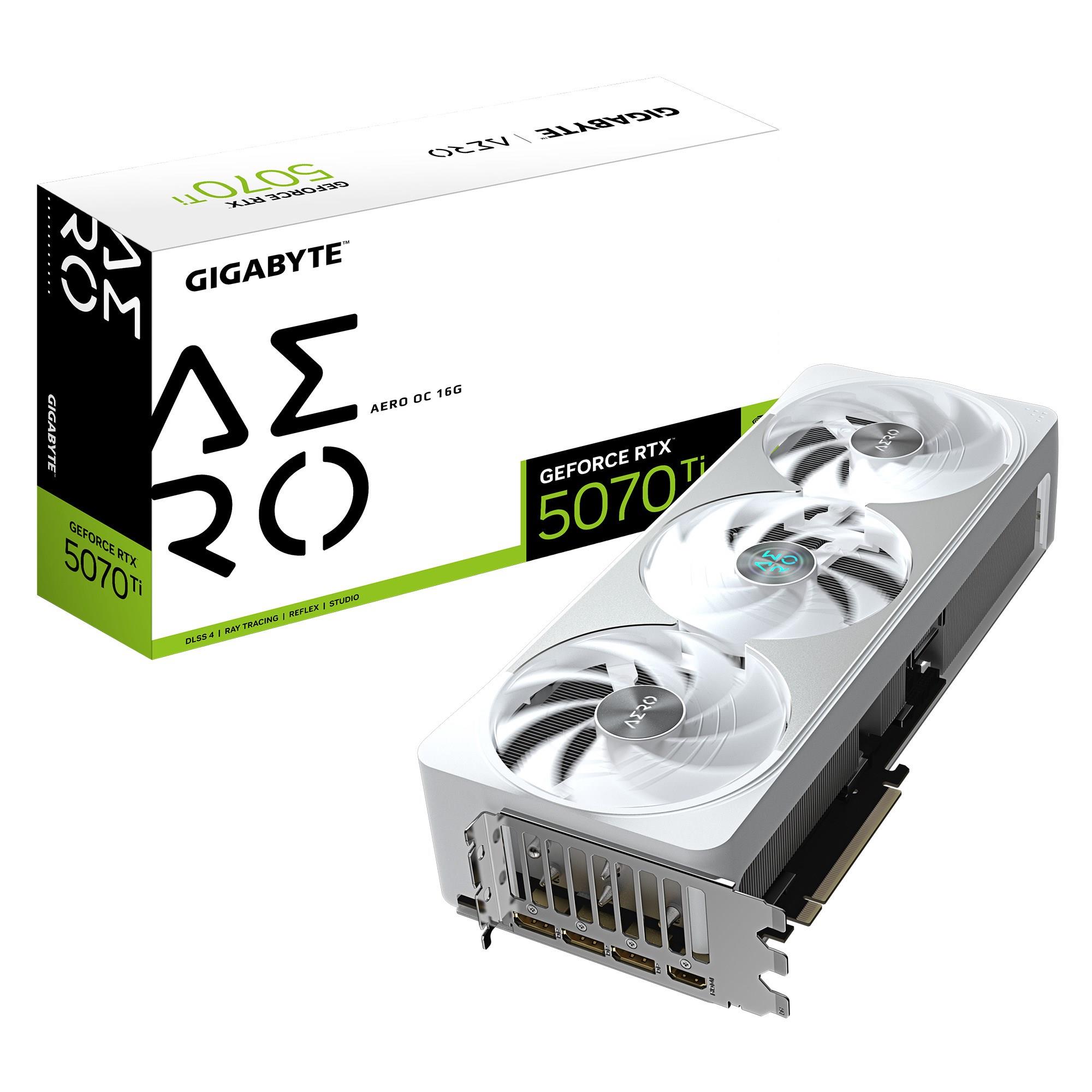 GIGABYTE GV-N507TAERO OC-16GD 16GB RTX 5070Ti GDDR7 256Bit