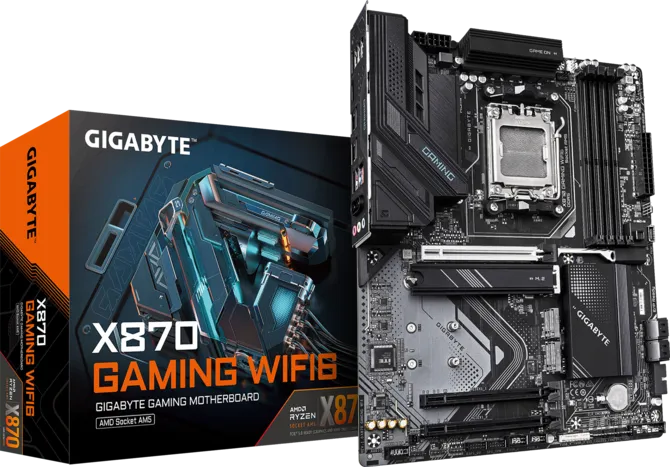 GIGABYTE X870 GAMING WIFI6 HDMDP TYPEC PCIE 5.0 AM5 ATX