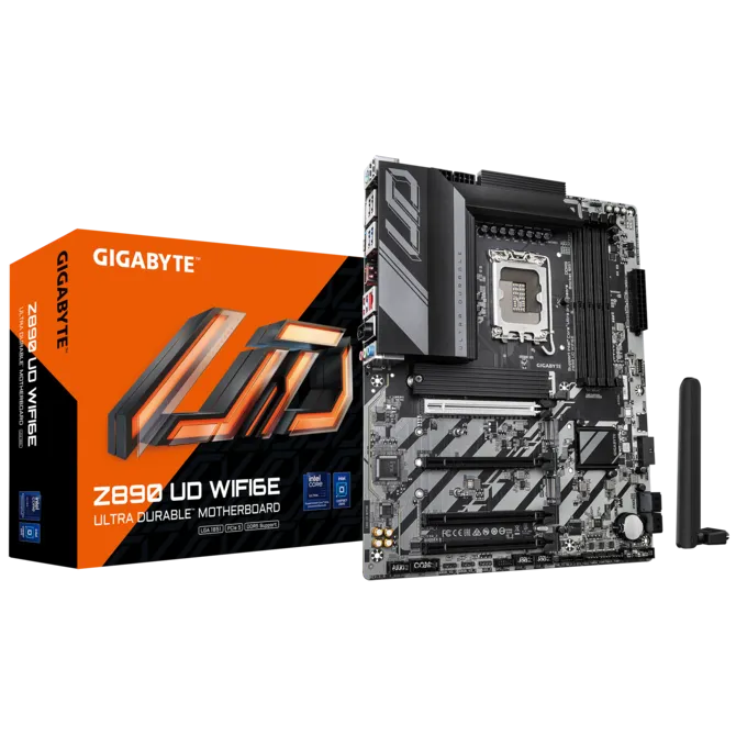 GIGABYTE Z890 UD WIFI6E DDR5 HDMI-DP TYPEC PCIE 5.0 1851p ATX
