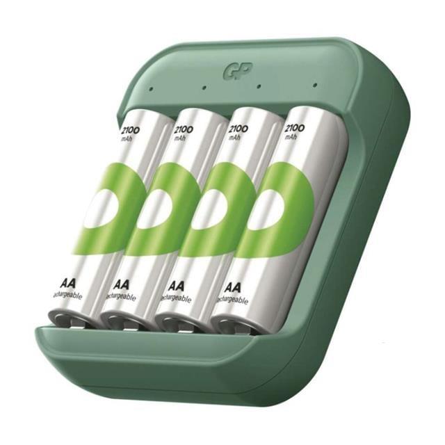 GP ReCyko B423 USB Pil Şarj Cihazı Seti -  4 Adet AA 2600mAh Yüksek Kapasiteli Şarjlı Pil Dahil