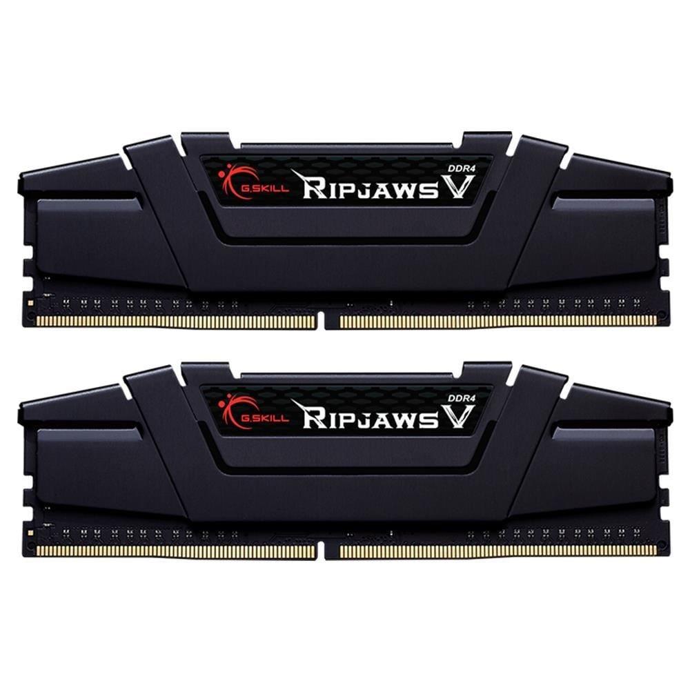 GSKILL 32GB (2X 16GB) DDR4 3600MHZ CL18 DUAL KIT PC RAM RIPJAWS V F4-3600C18D-32GVK