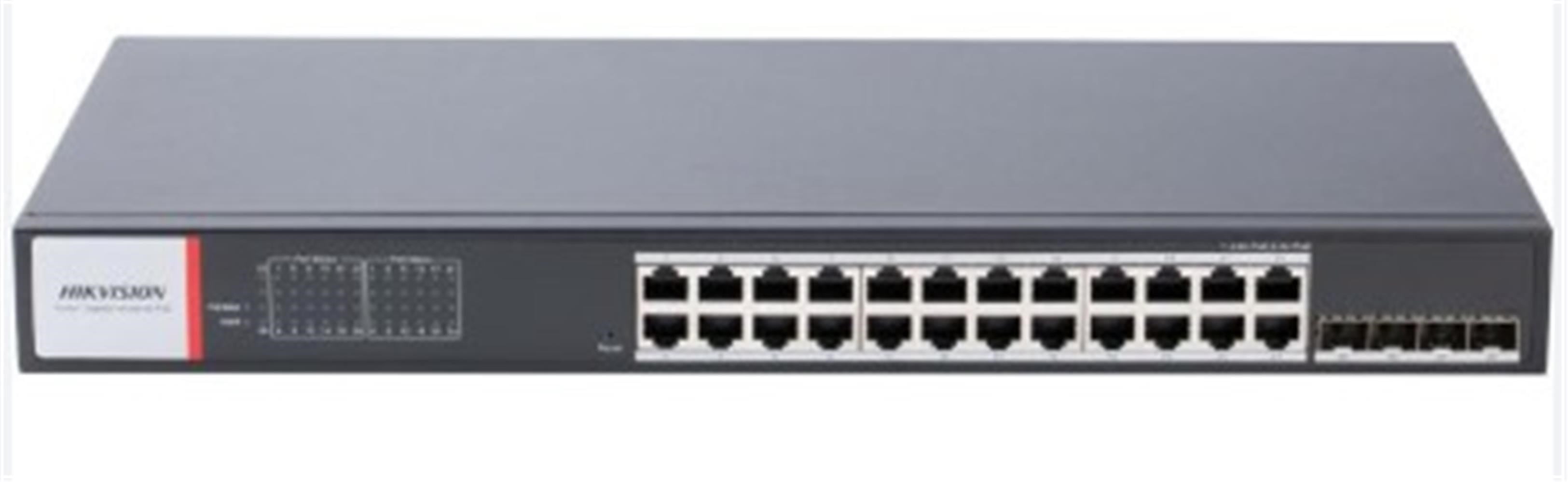 Hikvision DS-3T1528HP-SI-24P4F 24Port GE +4Sfp 480W Yönetilebilir Gigabit Switch