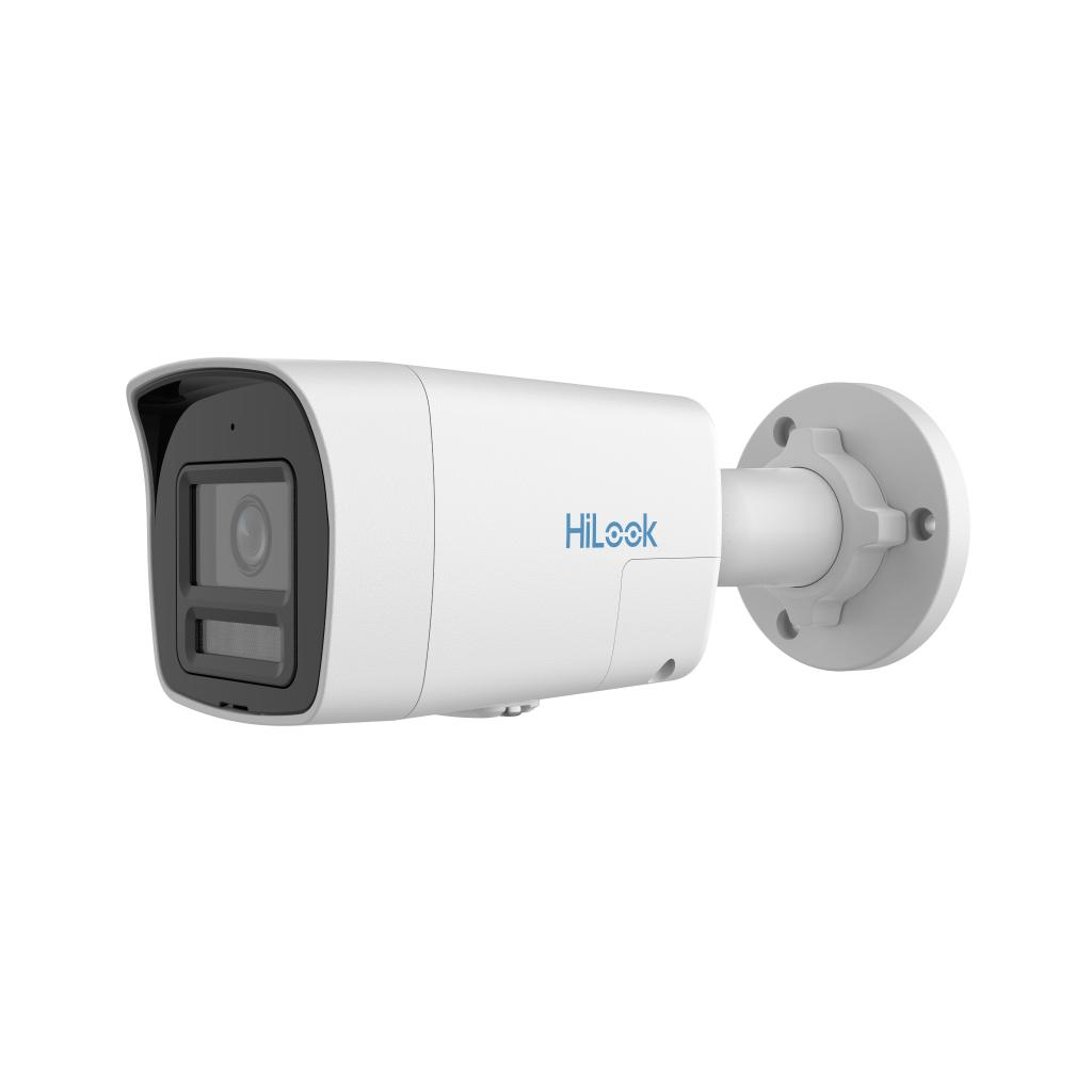 HILOOK IPC-B129HA-LUF, 2Mpix, 2,8mm Lens, H265+, Dual Light, Color VU, 30Mt Gece Görüşü, Dahili Mikrofon, IP67, PoE, Bullet, IP Kamera
