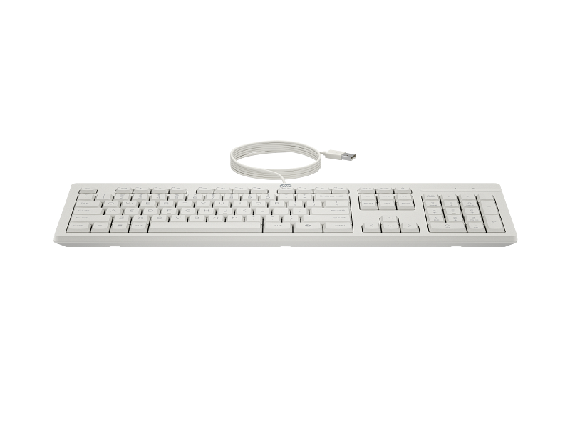 HP 225 Kablolu Q Trk Beyaz Klavye - Mouse Set (AW5S6AA)