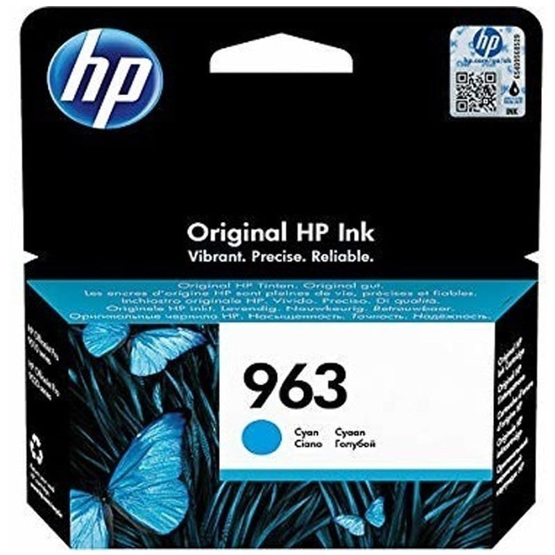 HP 3JA23AE No 963 Cyan 9,5ml Orijinal Mürekkep Kartuşu 700 Sayfa