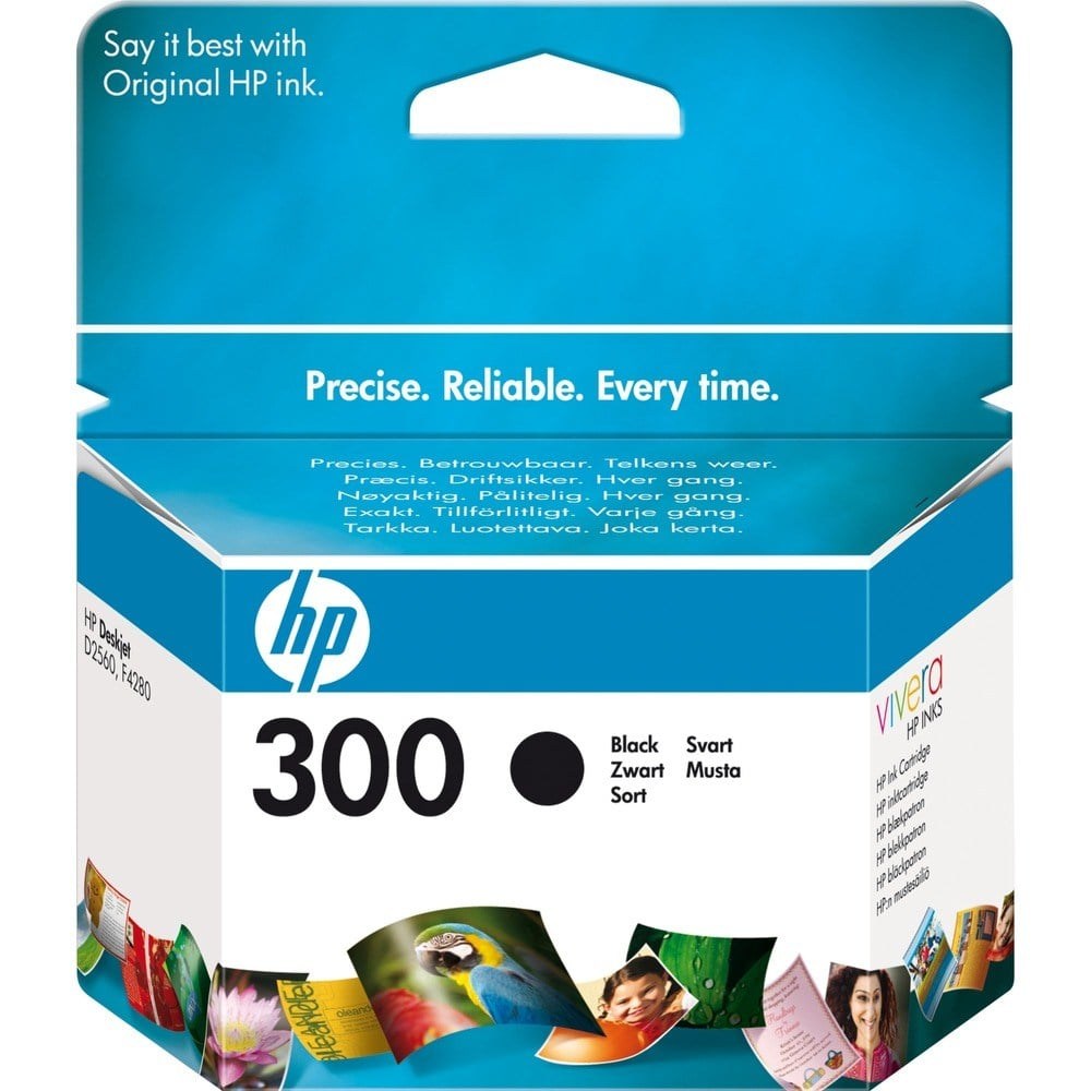 HP CC640EE No 300 Siyah Orijinal Mürekkep Kartuşu 200 Sayfa