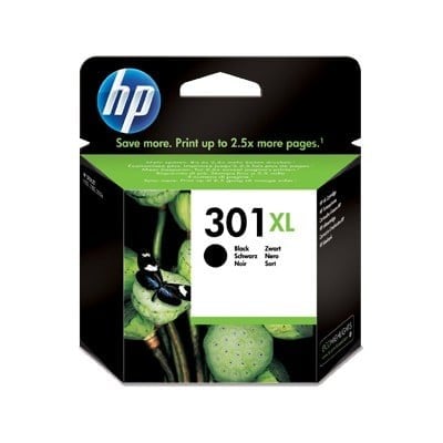 HP CH563EE No 301XL Siyah Yüksek Kapasiteli Orijinal Mürekkep Kartuşu 360 Sayfa