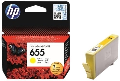 HP CZ112AE No 655 Sarı Orijinal Ink Advantage Mürekkep Kartuşu 600 Sayfa
