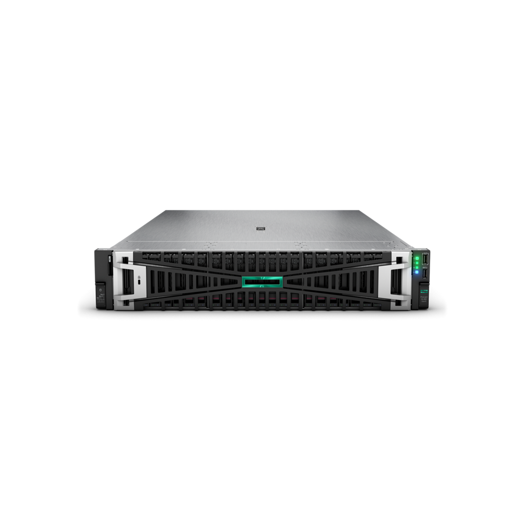 HP P71674-425, DL380, GEN11, Intel Xeon Silver 4510, 64Gb DDR5 RDIMM Ram, 2x960Gb SSD Disk, MR408i-o NC 8SFF, 2x1000W Power, 2U RACK, SERVER