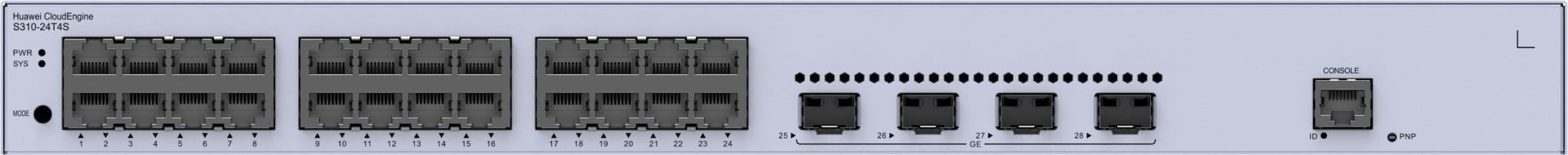 HUAWEI 24port 4-10GbE SFP Gigabit Yönetilebilir Switch eKitEngine S310-24T4S