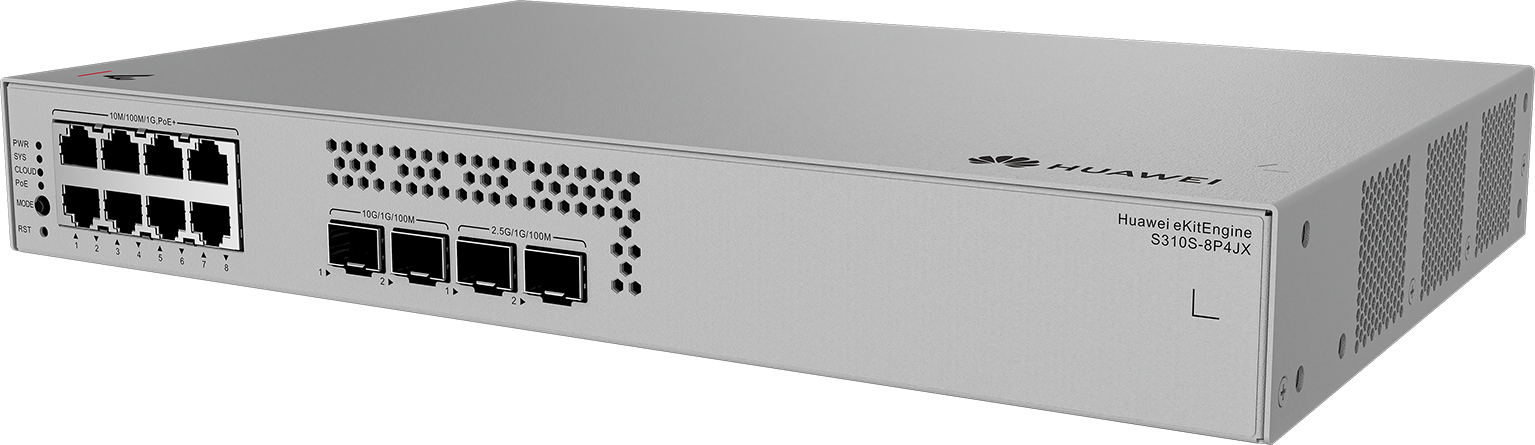HUAWEI 8port POE+ 128w 2-SFP/2SFP 2.5GE Gigabit Yönetilebilir Switch eKIT S310S-8P4JX