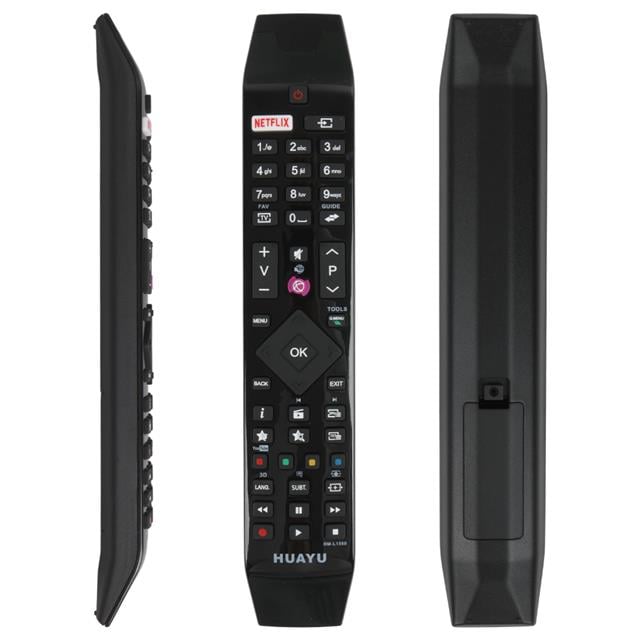 Huayu RM-L1560 Vestel - Hitachi Netflix ve YouTube Tuşlu Akıllı LED TV Kumandası