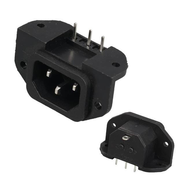 IC-212C C14 Power Soket Erkek Kulaklı 90'C Pcb