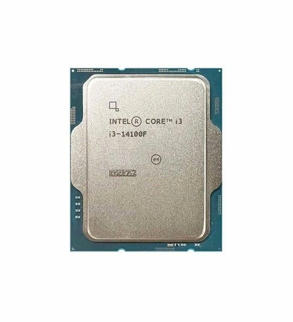 INTEL CORE i3 14100F 17MB 4çekirdekli VGA YOK 1700p 58w Kutusuz+Fansız