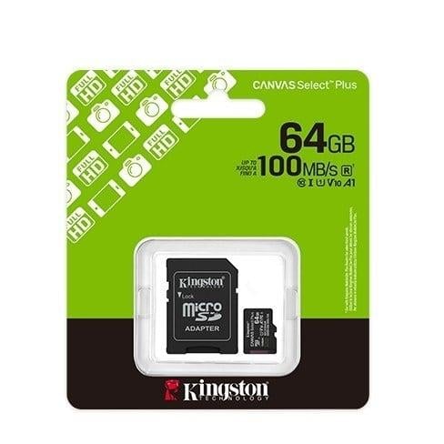 KINGSTON 64GB Micro SD Kart  Canvas Select Plus SDCS3/64GB