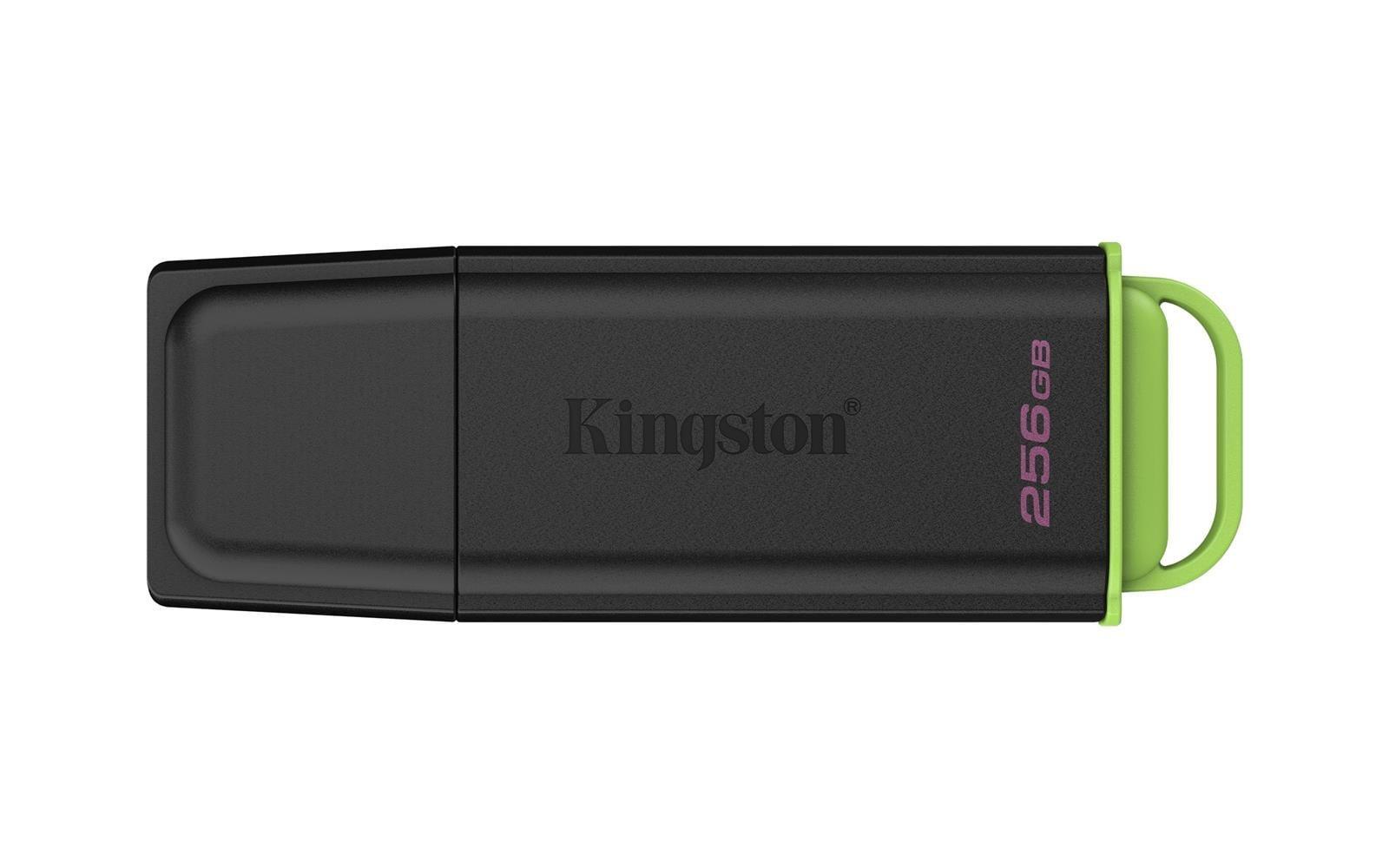 Kingston DTXG2-256GB 256GB Portable USB 3.2 Gen 1 DataTraveler Exodia Black-Green Flash Bellek