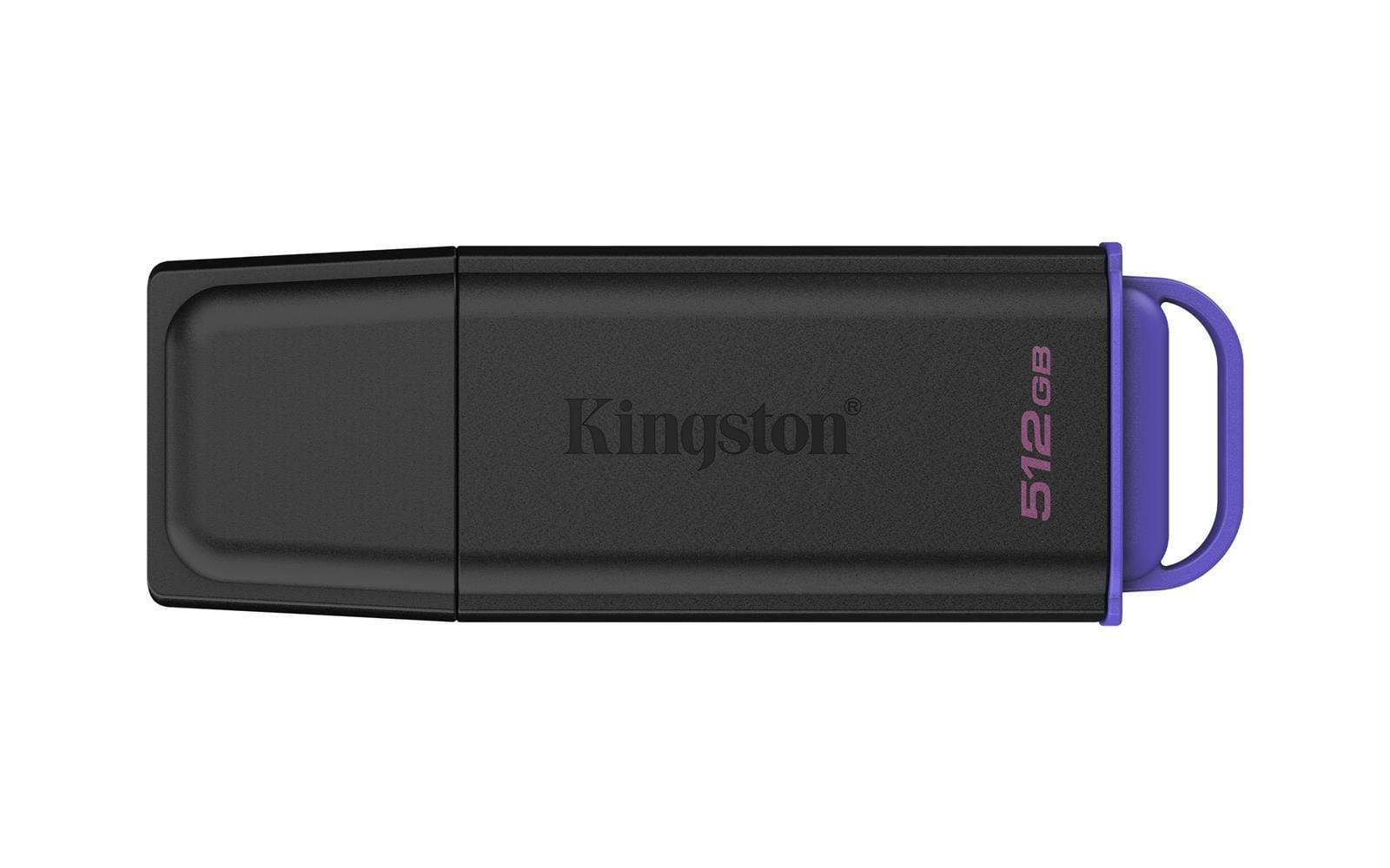 Kingston DTXG2-512GB 512GB Portable USB 3.2 Gen 1 DataTraveler Exodia Black-Purple Flash Bellek