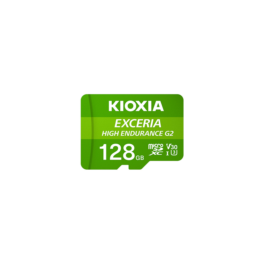 KIOXIA 128GB ExceriaG2, LMHE2G128GG2, A1 V30 4K, CL10, 100Mb/s, MicroSD Kart Bellek (SD Adaptörlü)