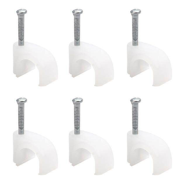 Kroşe 1 Numara Çelik Çivili 4 Mm (Kordon Kabloları İçin) 100\'lü Poşet Powermaster