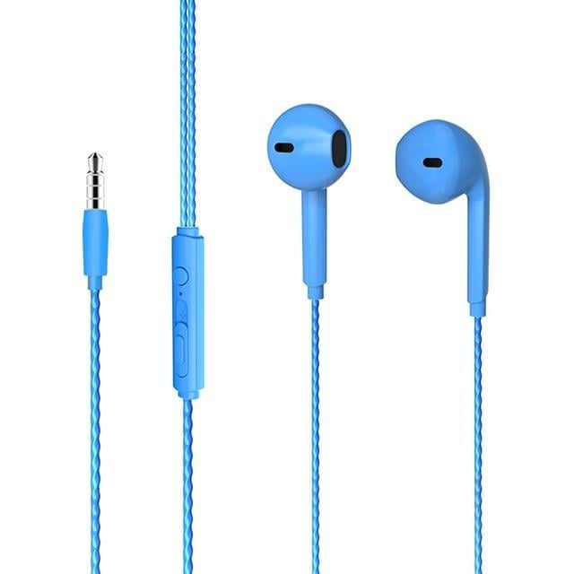 Lenovo Lecoo EH104BL 3.5 Mm Jacklı Kablolu Kulak İçi Mikrofonlu Kulaklık Mavi
