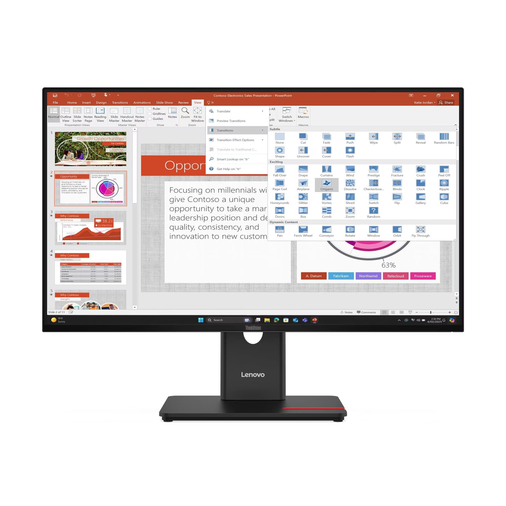 LENOVO T27-40 THINKVISION 64A5MAT6TK 27