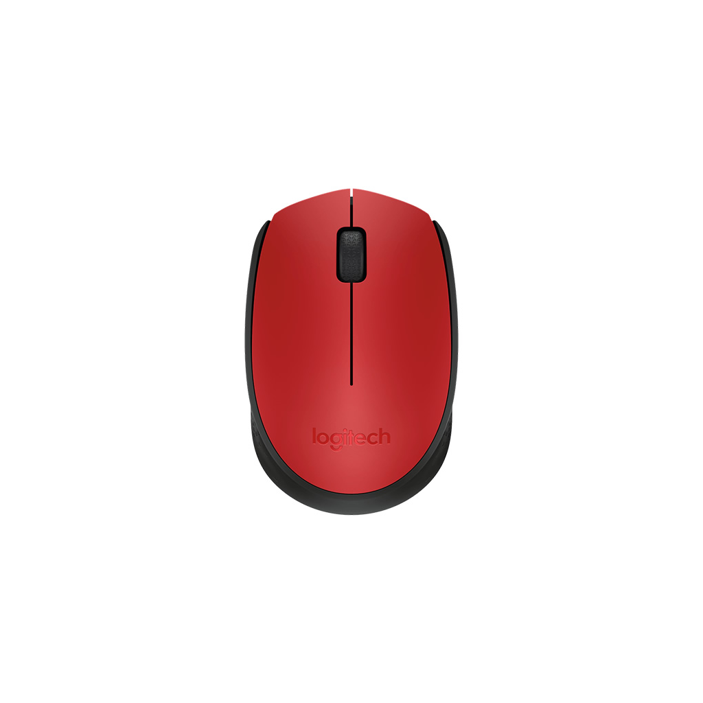 LOGITECH 910-004641, M171 Kırmızı, USB Nano 2,4G Kablosuz, 1000dpi, Optik, 3 Tuşlu, 12ay Pil Ömrü, Mouse