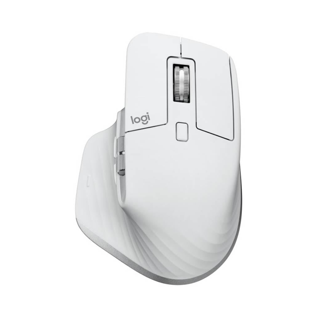 LOGITECH 910-006560, MX MASTER 3S, Beyaz, Bluetooth, 8000dpi, Lazer, 7 Tuşlu, USB-C den şarj edilebilir, Mouse